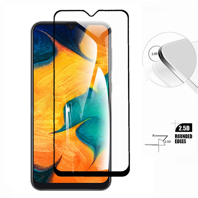 9D закаленное Стекло на samsung Galaxy A10 A20 A30 A40 A50 A60 A70 A80 A90 Стекло M10 M20 M30 M40 A9 чехол с защитной пленкой для экрана