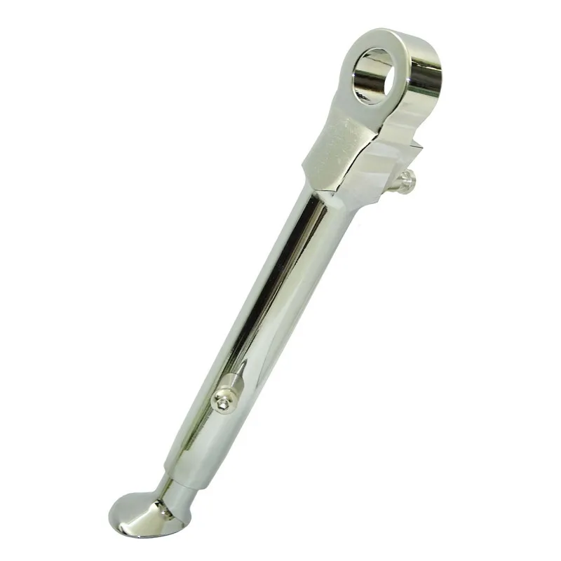 Регулируемая подставка боковая стойка для YAMAHA YZF R6 1999 2000 2001 2002 2003 2004 2005 RJ03-RJ09 5EB-27311-00-00 5SL-27311-00-00 - Цвет: Chrome