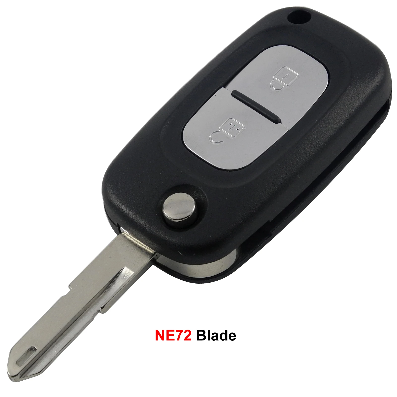 2 Buttons Ne72 Bilchave 10 шт. 2/3 кнопка автомобиля дистанционного ключа чехол Флип складной Uncut Blade Shell для Renault Fluence Clio Megane Kangoo Modus - Цвет: 2 Buttons Ne72