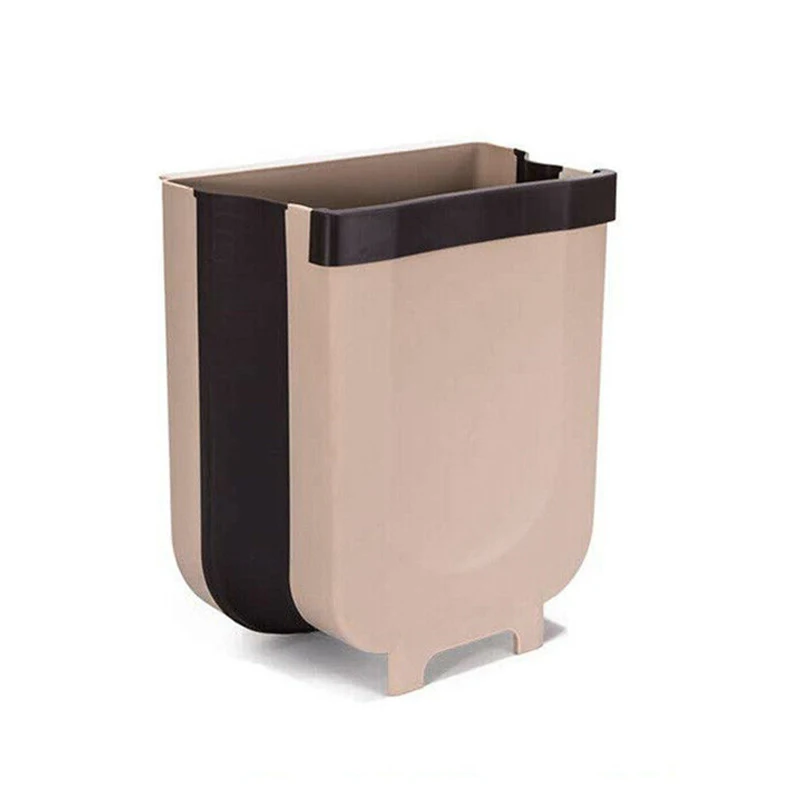 Кухонная Складная Дверь шкафа подвесная корзина для мусора настенные корзины для мусора с выдвижным верхом мусорное ведро может мусорный контейнер