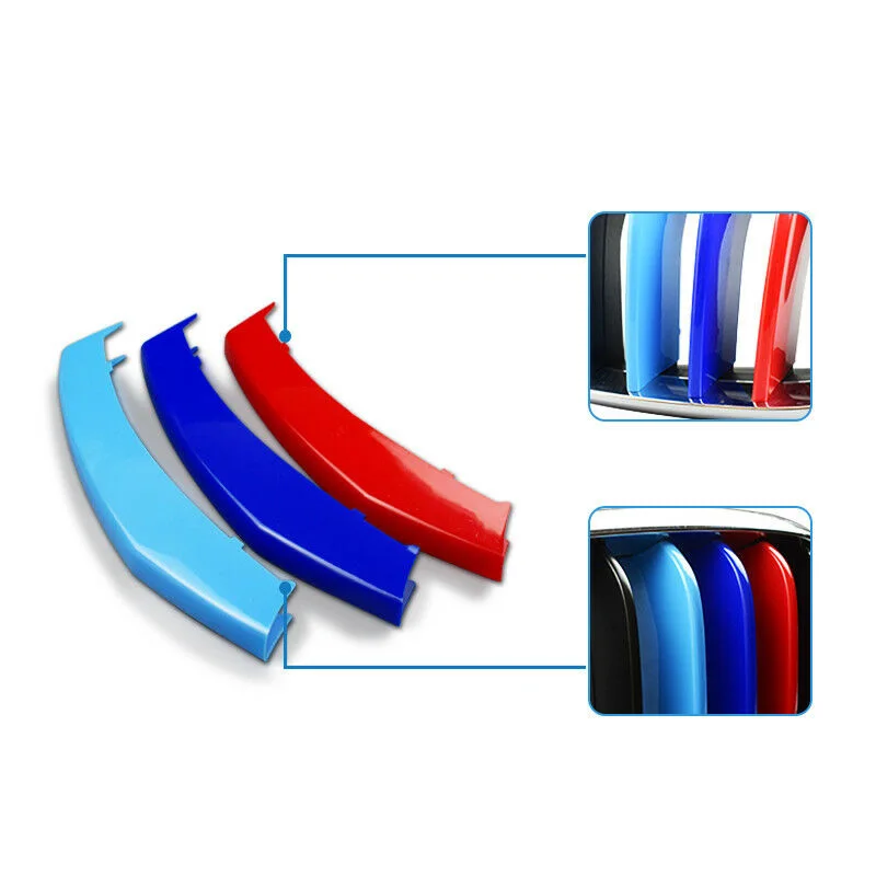 

Car Grille Cover Decorative Clip Frame ABS Auto Decals For BMW X5 E70 08-13 X6 E71 E72 2008-11 Exterior Parts Trim