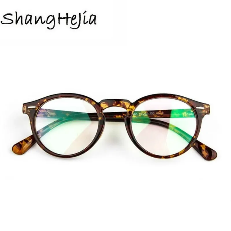 Fashion Women Glasses Frame Men Eyeglasses Frame Vintage Round Clear Lens Glasses Optical Spectacle eyeglasses frames eyewear frames women glasses fashion eyeglasses