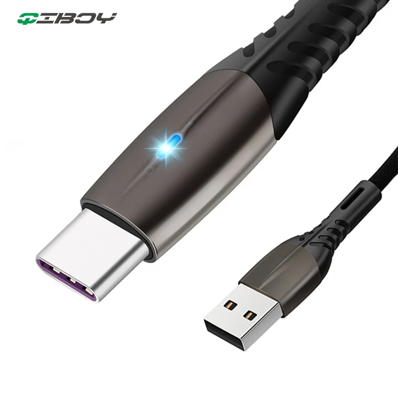 

USB Type C Cable Fast Charging USB C Data Mobile Phone Cables For Android Xiaomi Redmi Huawei Samsung Type-c Device Charger Cord