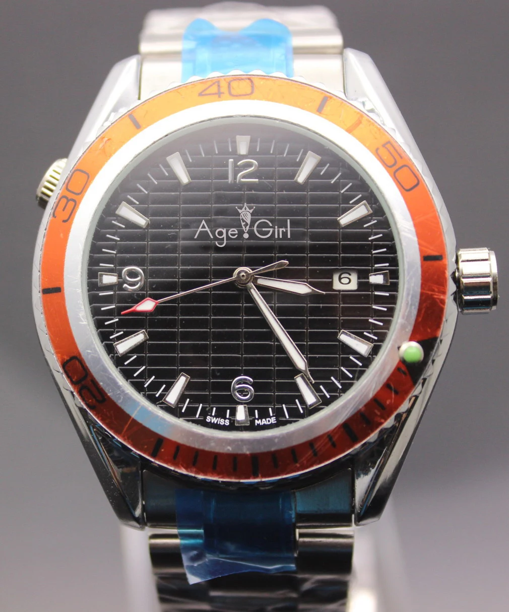 Роскошные брендовые новые часы Skyfall limited edition для дайвинга мужские спортивные браслет из нержавеющей стали черные синие мужские автоматические механические часы