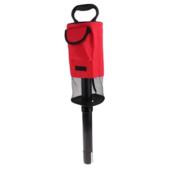 

Golf Ball Shag Bag Pick Up Tool Shagger Retriever Collector for Golfer Practice and Training