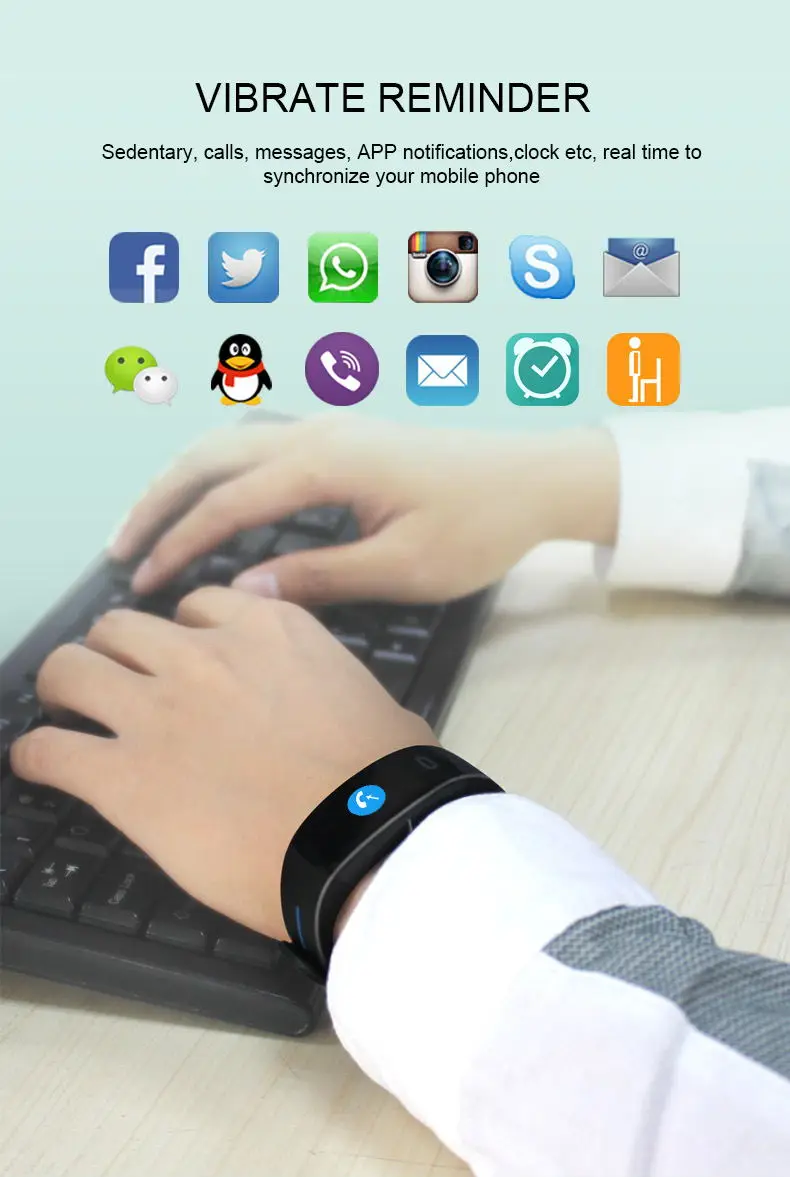 2018 P3Plus blood pressure wrist band heart rate monitor PPG ECG smart bracelet Activit fitness tracker intelligent wristband (11)