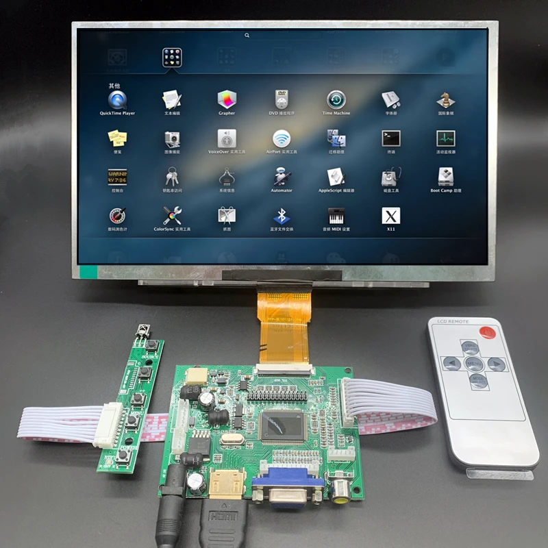 10 1 дюймовый 1024*600 HDMI экран ЖК дисплей с платой аудио драйвера монитор для Raspberry Pi