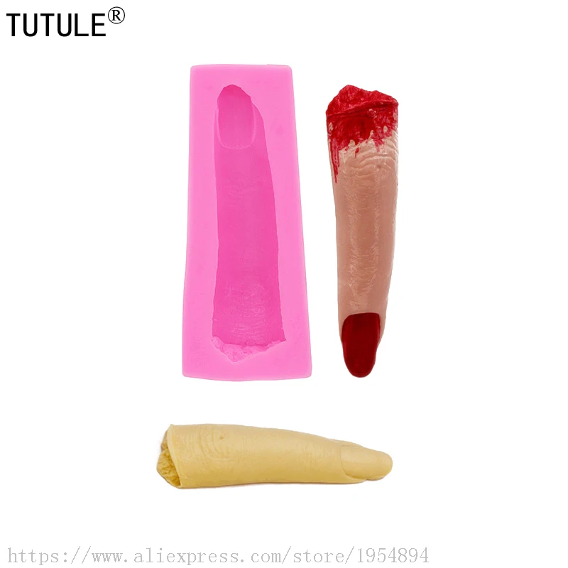 Силиконовая форма для сломанного пальца гибкая силиконовая пальцев помадка