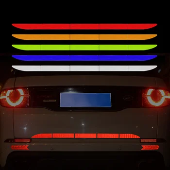 

Car Reflective Warning Sticker Auto Trunk Reflective Warning Sticker Strip Protect Driving Safety Decor