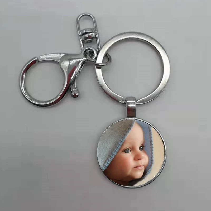 DIY Фото Подвеска Брелок фотографии вашего ребенка мамы папы бабушки и дедушки как