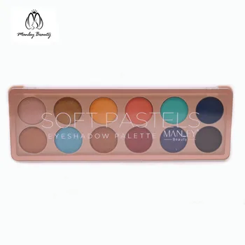 

12 Color Eyeshadow Pallete Warm Color Smoky Makeup Palette Matte Multicolor Lasting Professional Eyeshadow Palette