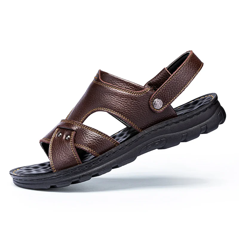 Vietnam/летние мужские сандалии из натуральной кожи sandalias cuero para genuino sandale uomo rasteira