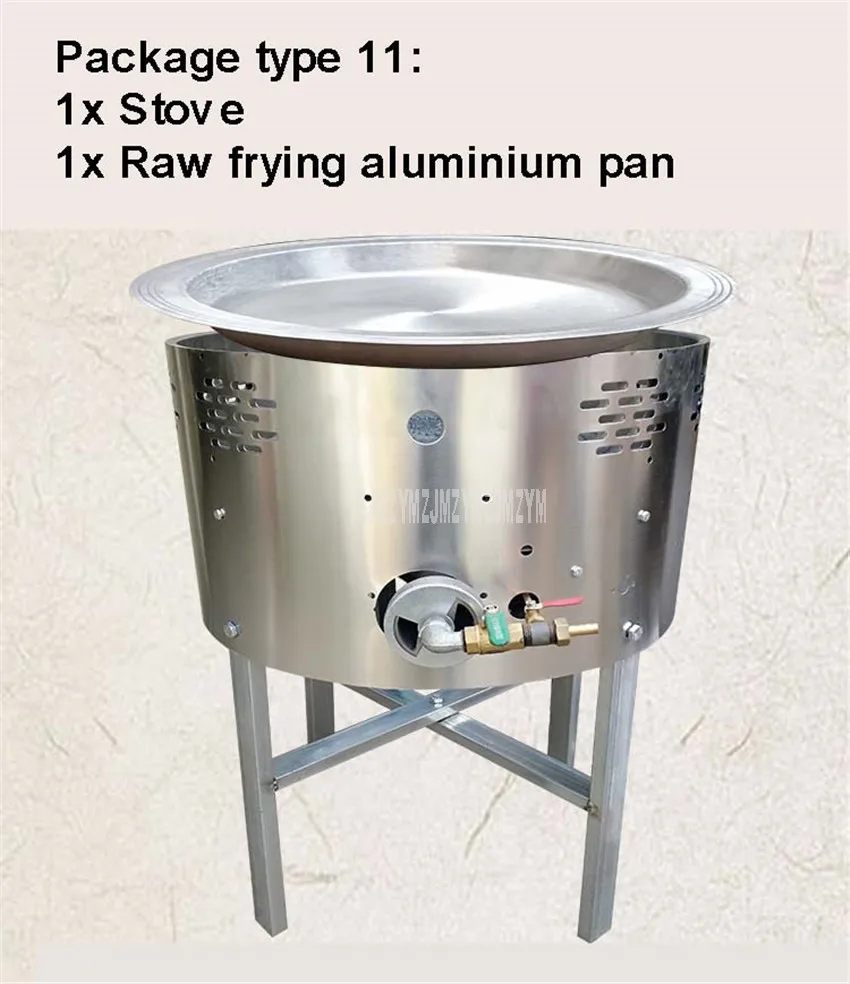 Multi-purpose Frying Stove Raw Iron Frying Pan Deep-Fried Dough Stick Making Stove Frying Dumpling Dough Gas Fuel Commercial Use - Цвет: Package type 11
