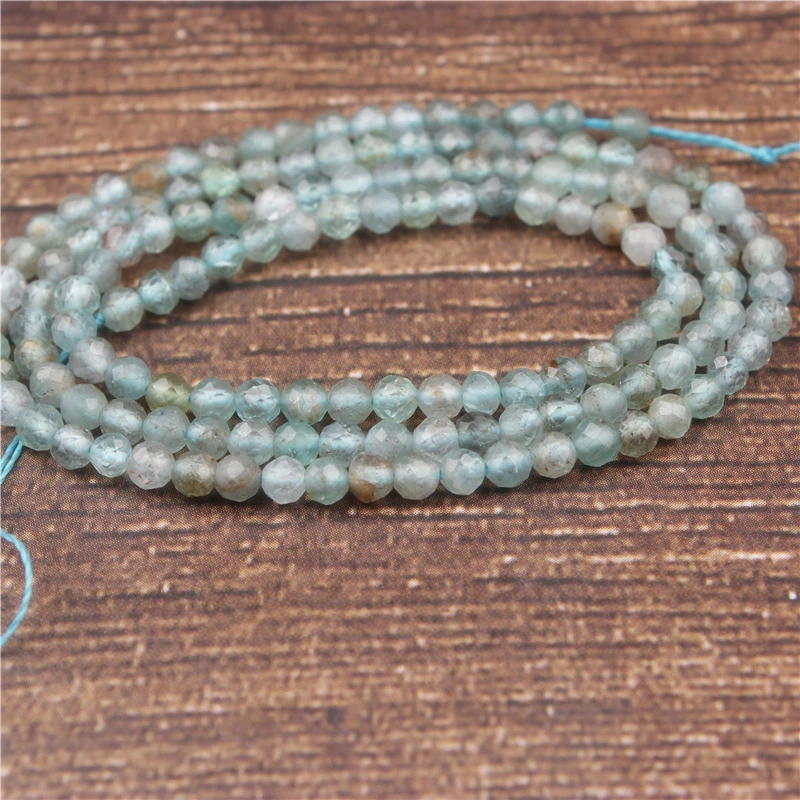 Небольшие синие Бусины LanLi 2/3 мм в форме спара модные ювелирные изделия с