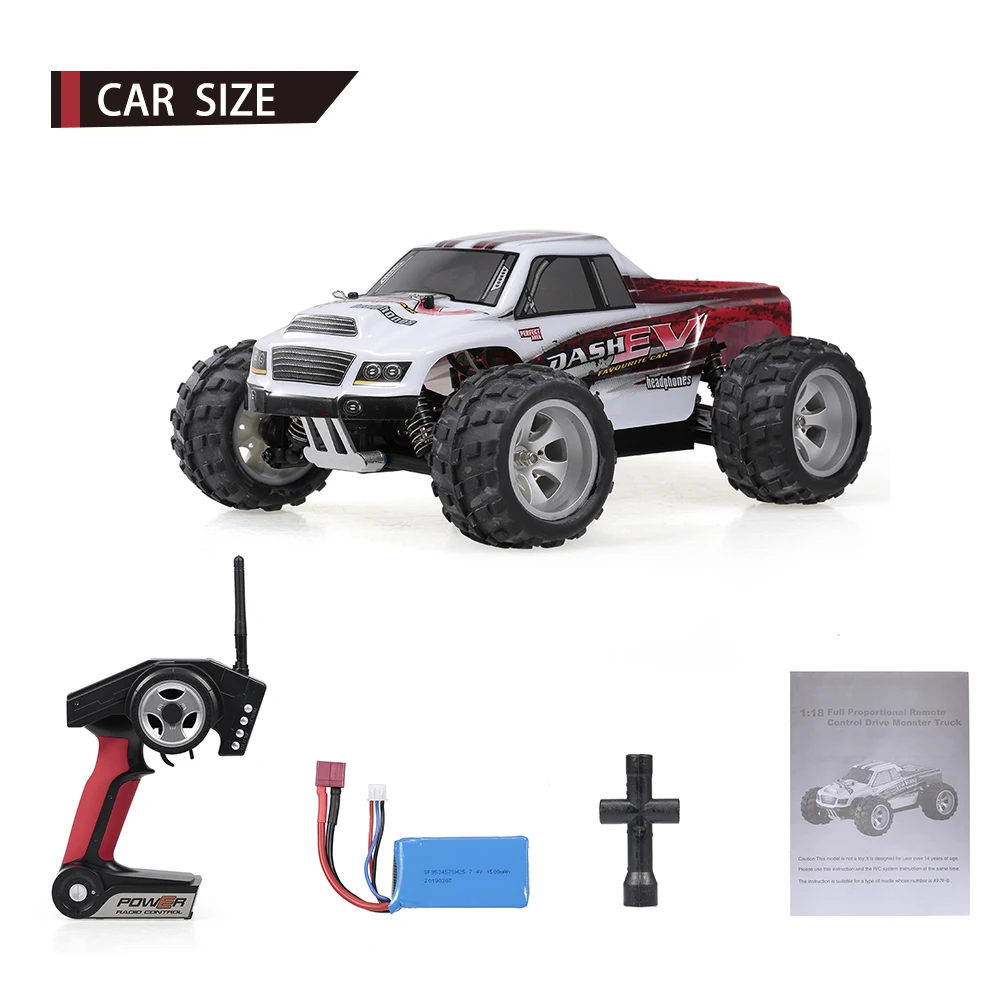 WLtoys A979-B 2,4G 1/18 RC автомобиль 4WD 70 км/ч высокоскоростной Электрический RC игрушки полностью пропорциональная большая Педальная накладка RC гусеничная машина RTR