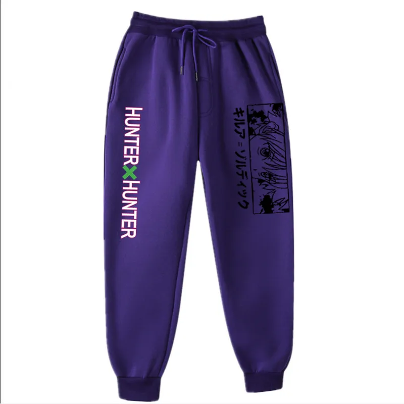 old navy sweatpants Japan Anime Hunter x Hunter Print pants Men's Sweatpants Joggers Lounge Pants Pockets Outdoor Hiking Running Trousers SweatpantS mens jogging bottoms Sweatpants