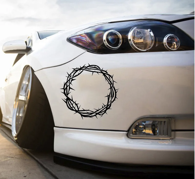 ArtworksCrownofthornsVinylDecalStickerArtPaintingCarStickers