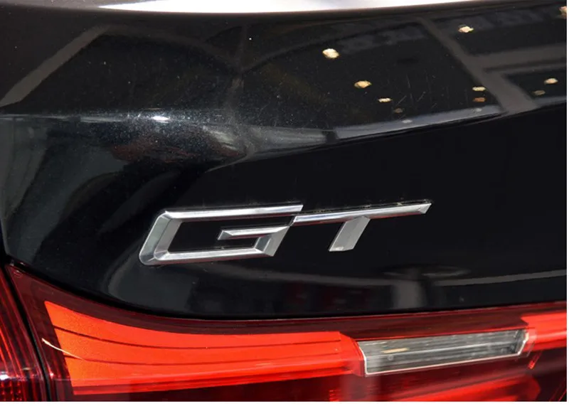 

Chrome GT Letters Number Trunk Rear Emblem Badge Sticker for BMW 3 5 Series GT