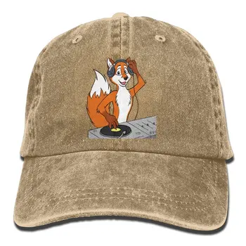 

DJ Fox Denim Hat Adjustable Unisex Cute Baseball Cap
