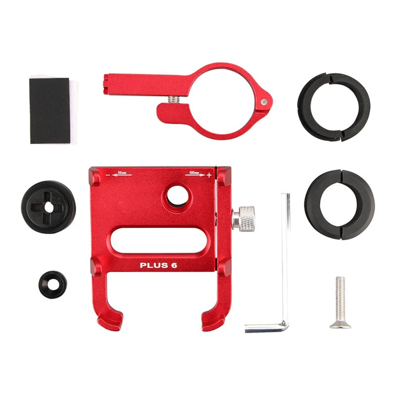 Bicycle Motorcycle Cell Phone Mount Adjustable Aluminum Alloy Mobile Phone GPS Holder LHB99