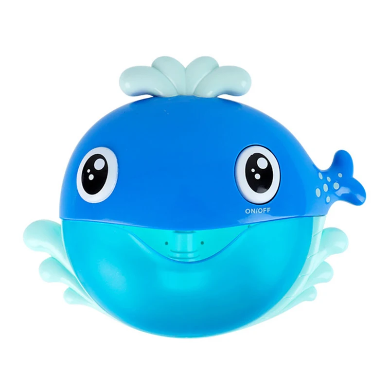 Музыка Детские Игрушки для ванны Bubbling Краб лягушка Осьминог пузырь производитель бассейн Ванна Для Купания Мыло машина автоматический пузырь - Цвет: Whale