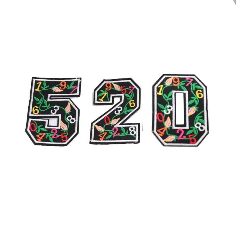 

Creative Embroidered Sew Iron On Patches Number For Bag Jean Hat T Shirt DIY Appliques Craft Decoration Fabric Badge Accessorie