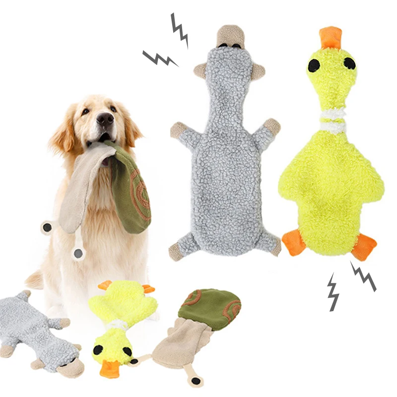 

Fleece Dog Squeaky Toy for Small Medium Dogs Interactive Pet Toys Animal Shape Puppy Accessories Funny Dog Supplies Dropshipping