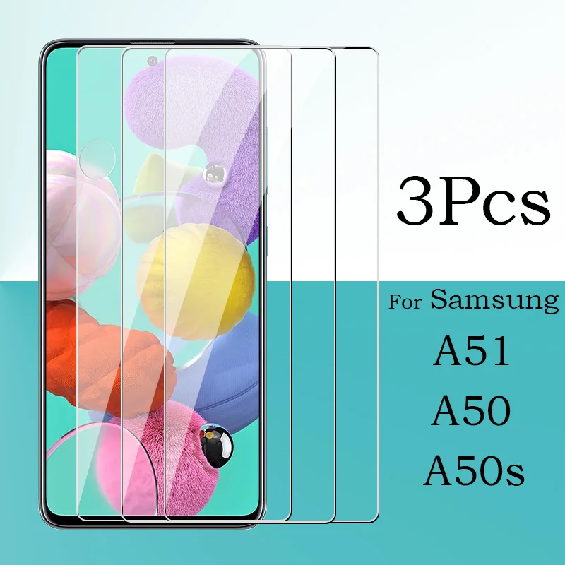 Закаленное стекло для Samsung Galaxy A51/A50 Защитное экрана A50s/A51/A50s/A 50/51 SM A505F 9H 3