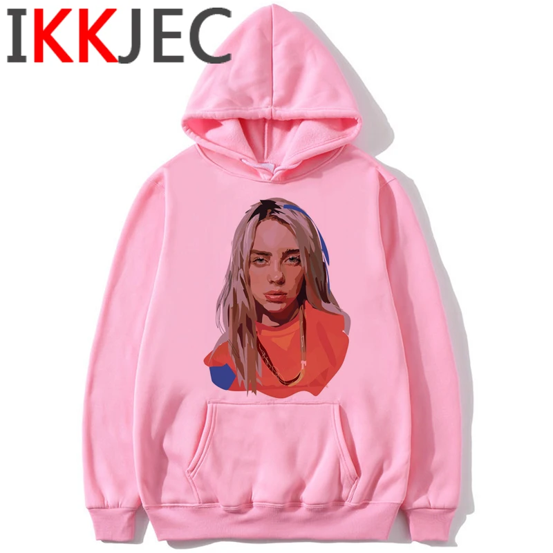 Billie Eilish Bad Guy, забавные толстовки с героями мультфильмов для мужчин/wo, Мужская теплая толстовка в стиле хип-хоп, модная уличная толстовка с капюшоном для мужчин/женщин - Цвет: 1859