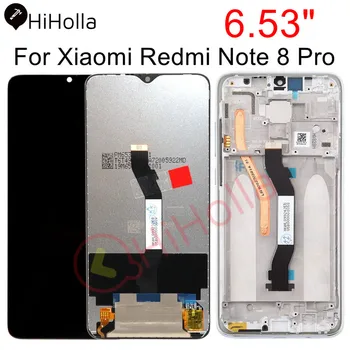 

6.53" LCD For Xiaomi Redmi Note8 Pro Lcd Display Touch Screen Digitizer Assembly With Frame for Redmi Note 8 Pro LCD Screen
