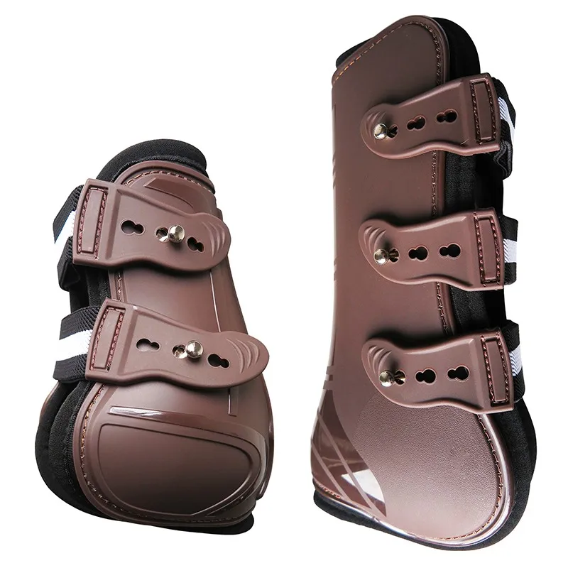 New Horse Tendon Boots PU Shell Neoprene Lining To Protect the Legs of Your Horse From Injury