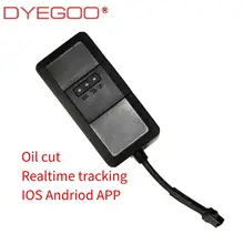 DYEGOO 4 band gps tracker TK110 google link engine cutoff high speed platform gps tracking device free shipping