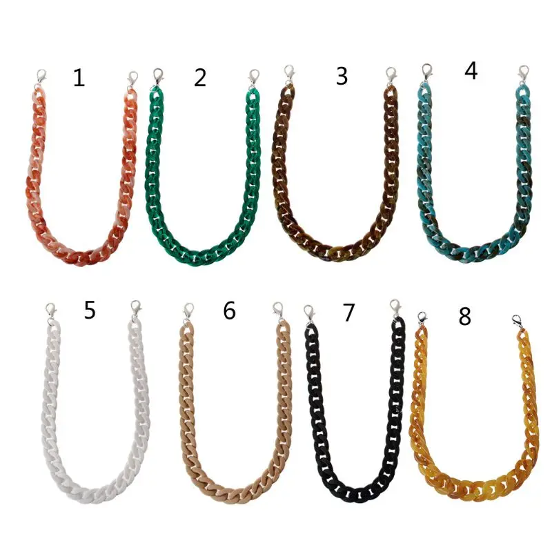 Съемный сменный ремешок для сумки 60 см с рисунком рыбьей кости из акриловой смолы