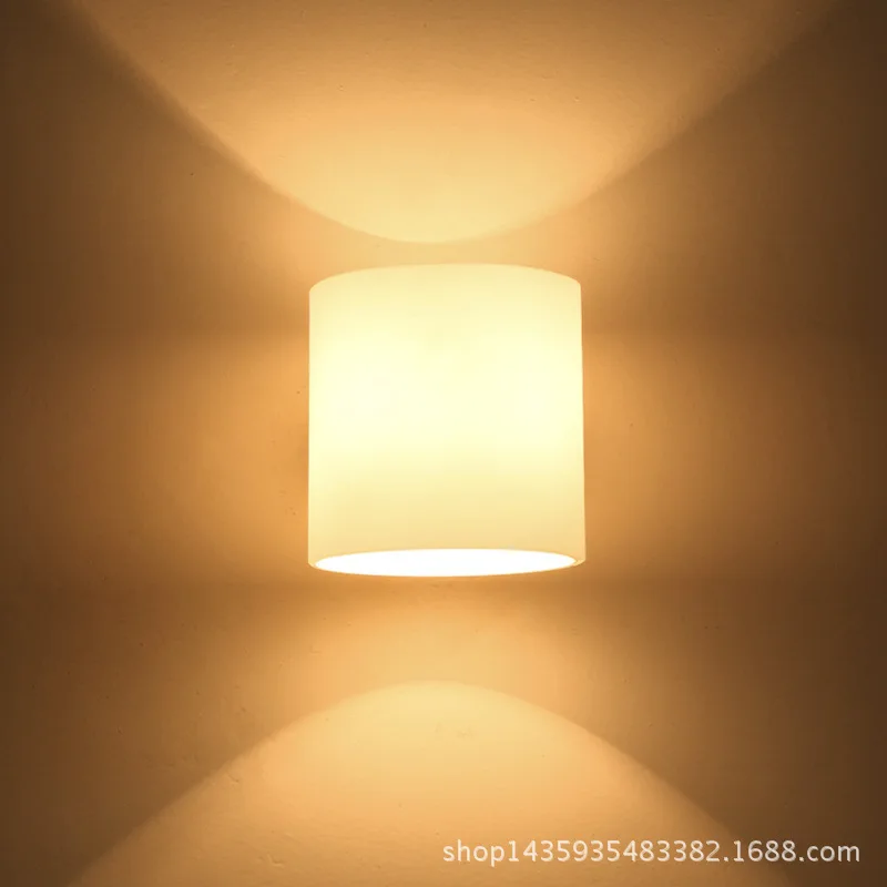 

Nordic Solid Wood Led Wall Lamp Lustre Glass Living Room Led Wall Light Fixtures Bedroom Led Wall Lights Corrdior Wall Sconce