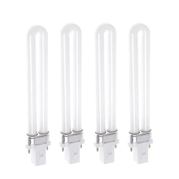

UV LED Lamp Tube,Light Bulb,9W Curing Lamp Replacement Double Light Source for Nail Art Dryer