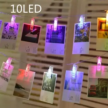 

#1 Creative NEW Home Bedroom Celebration Fairy Lights out Door Battery Powered Wedding LED Lamp Hanging Photos