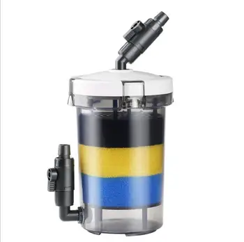 

HW-602/603 Aquarium Canister Filter Fish Tank Front Filter Pump Mute Filter Accessories for Home Fresh Water