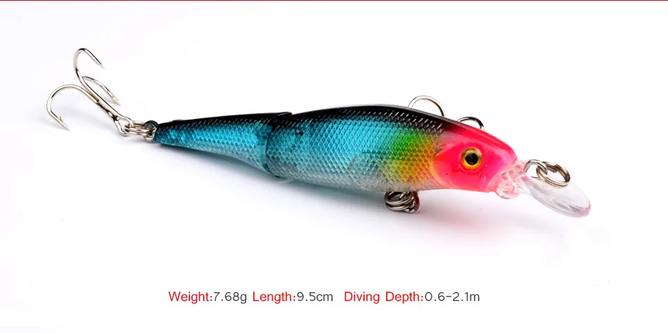 1 шт., приманка для рыбалки Minnow, 9,2 см, новинка, приманка Luya, жесткая приманка, 7,5 г, бионическая приманка, Искусственные воблеры, пластиковые рыболовные снасти, двойные крючки