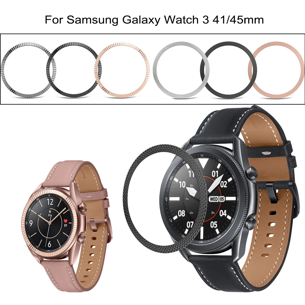 Bezel Ring Styling For Samsung Galaxy Watch 3 41mm Smart Bracelet Ring Case Protection Cover For Samsung Galaxy Watch 3 45mm Smart Accessories Aliexpress
