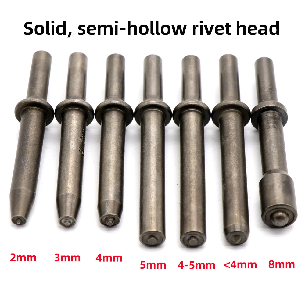 Rivet Gun Part Pop Rivets Pneumatic semi-hollow rivets impact head pneumatic rivet Impact head Pneumatic Air Hammer Bits Air Hammer Heads