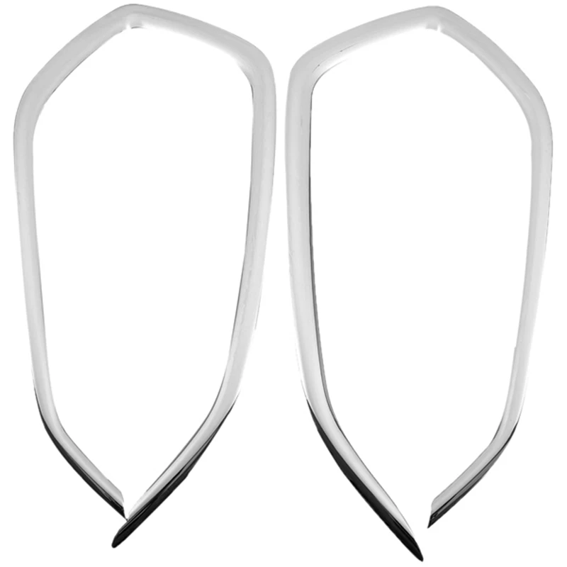 For Hyundai Tucson 2016 2017 2018 ABS Chrome Front Fog Light Lamp Cover Trim Foglight Shade Frame Bezel Decoration | Автомобили и