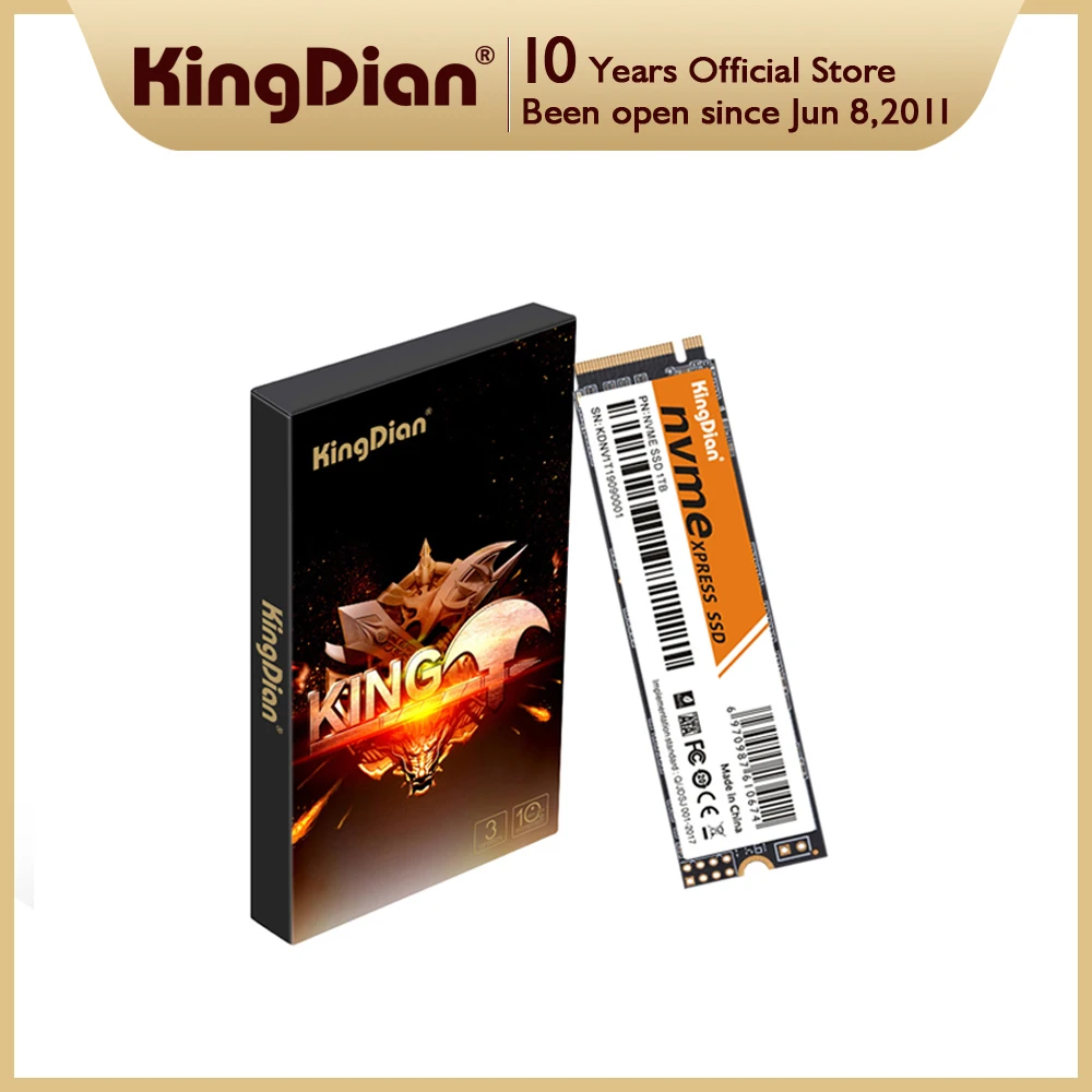 Твердотельный накопитель KingDian NVME SSD 120 ГБ 240 480 1 ТБ | Компьютеры и офис