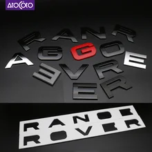 Автомобильный Стайлинг передняя капот багажник наклейка для Land Rover буквы логотип эмблема АБС значок для RANGE ROVER