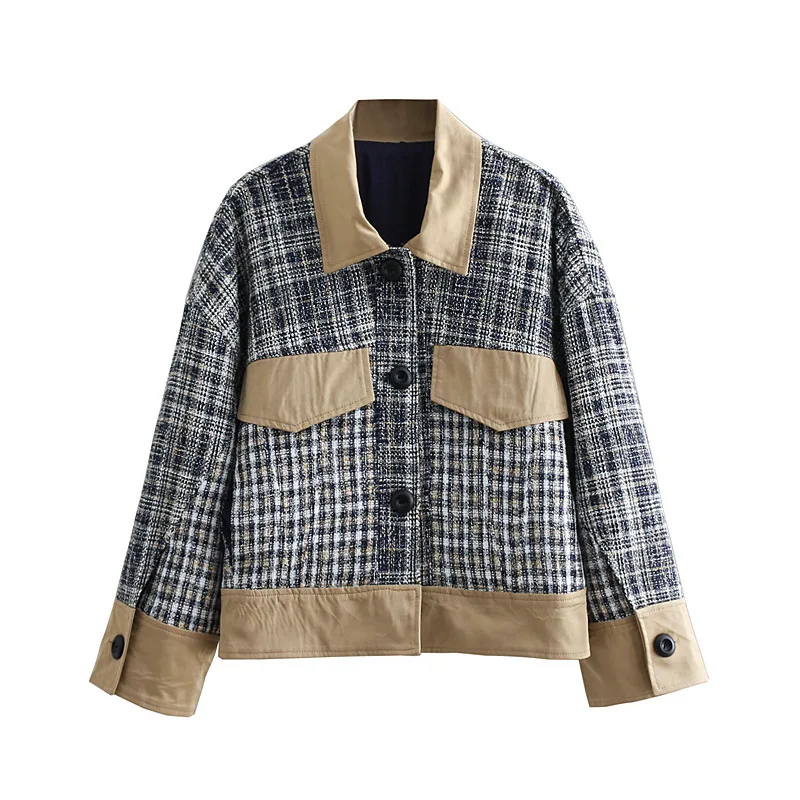 

Fall And Winter Clothes New Products Sweet Fashion Graceful Joint Loose And Plus-sized WOMEN'S Jacket/Coat Wwt59787