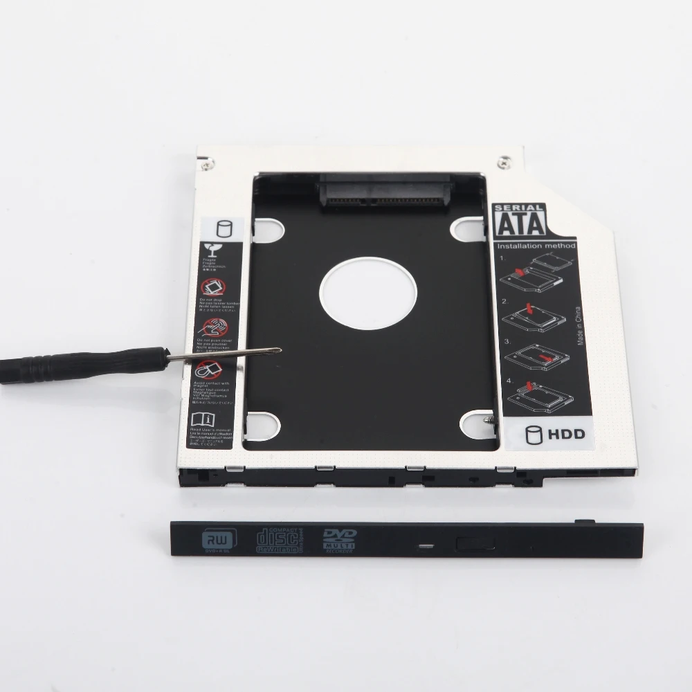 

2nd HDD SSD Hard Drive Optical bay Caddy Frame Adapter for Lenovo G40 G40-30 G40-70AT G50 G50-70AT G50-80 G50-30 G50-45 G50-70
