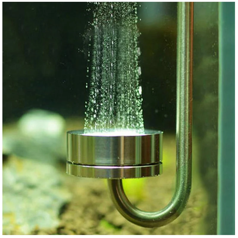 AquariumAquatic plant growth 304 Stainless Steel Carbon Dioxide Atomizer System Diffusion Fish Tank Aquatic CO2 Atomizer7CM/40CM 6