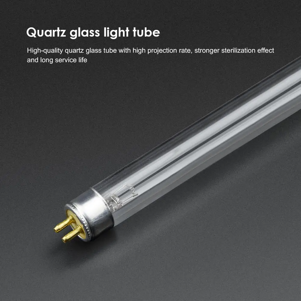 UVC Ultraviolet Sterilize Light Tube 110V 220V 8W T5 Quartz UV Lamp Bactericidal Germicidal Ultraviolet Light Bulb LED