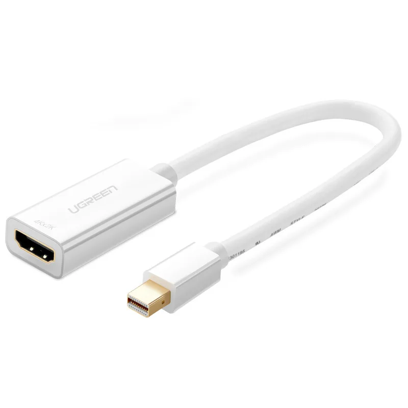 Ugreen mini dp к HDMI для ноутбука Apple для компьютера и проектора адаптер Thunderbolt высокой четкости