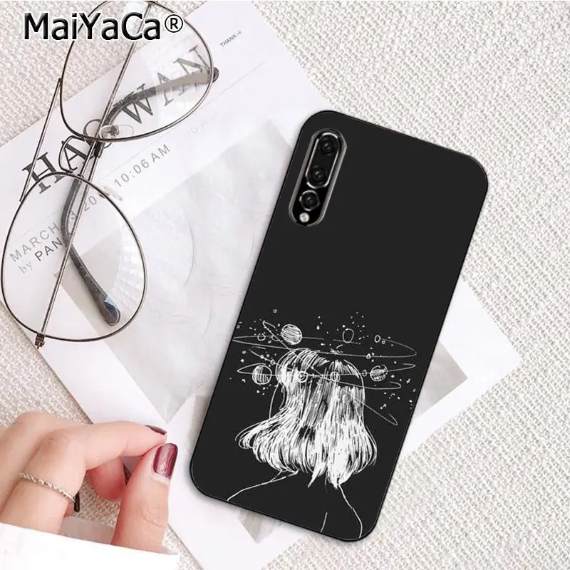 sky Space planet Black and white sun Moon stars 