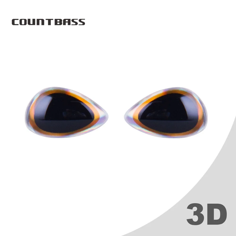 Специальные 3D голографическая приманка для рыбалки Eyes золотые обода рыболовные
